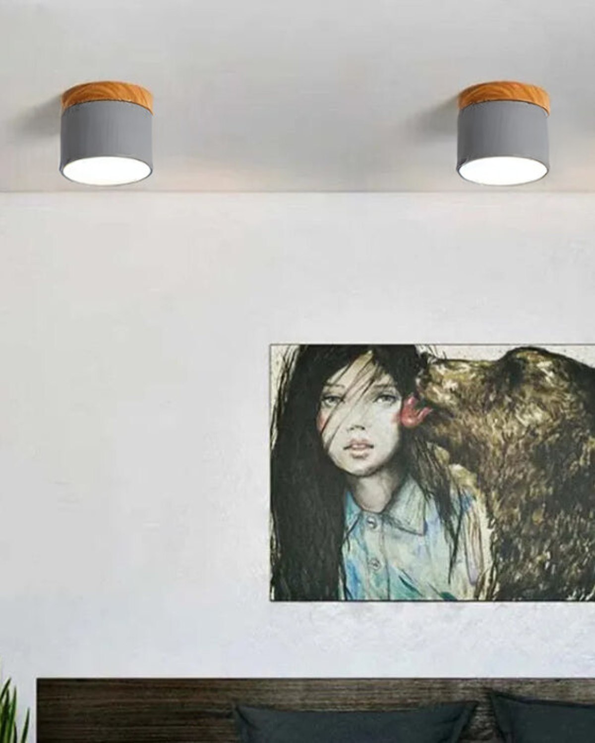 Revionne – Clairon modern, fényerőszabályozható LED mennyezeti lámpa geometriai mintával