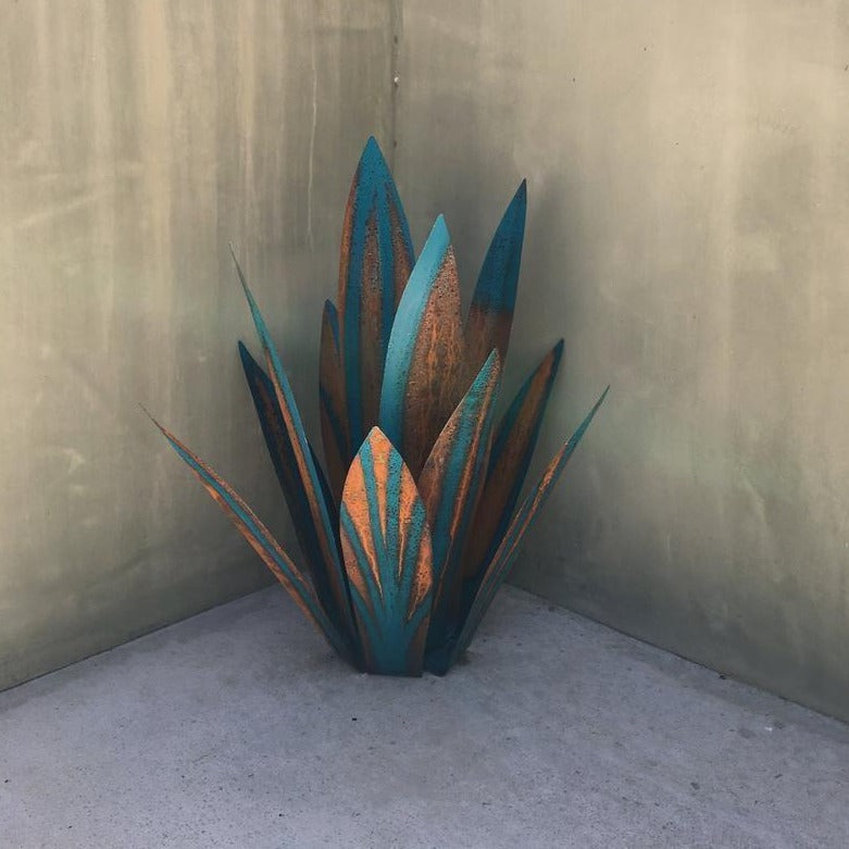 Zarellis – Metal Agave Garden Sculpture Stainless Steel