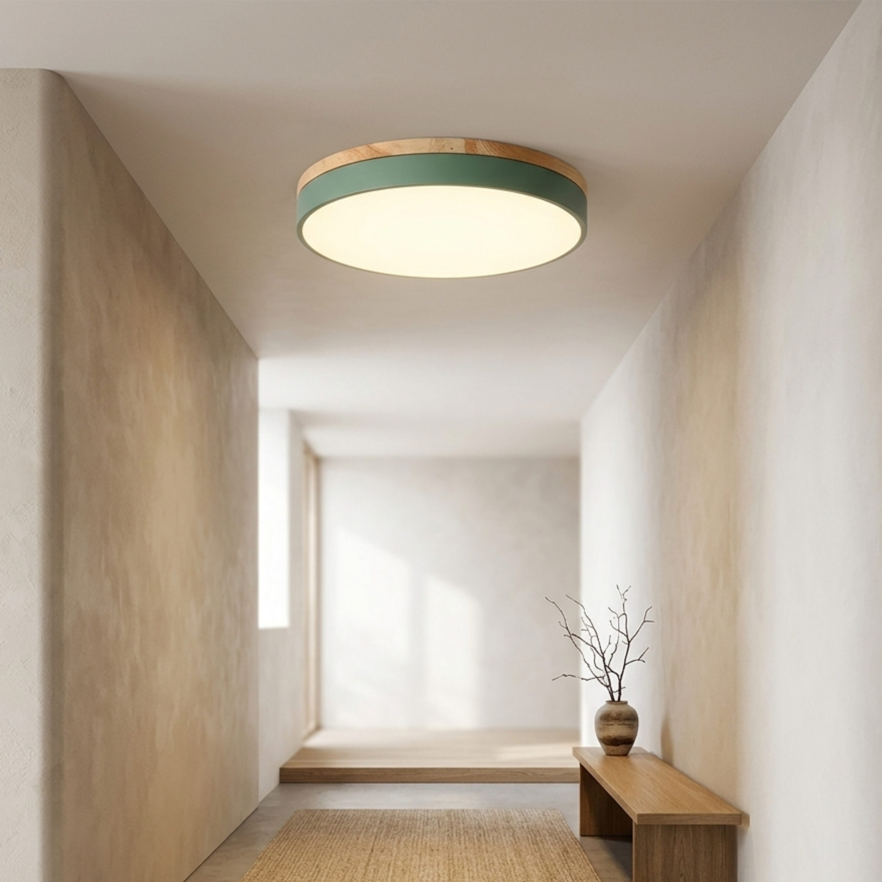 Cabain – Moderne Rund Skive Loftlampe