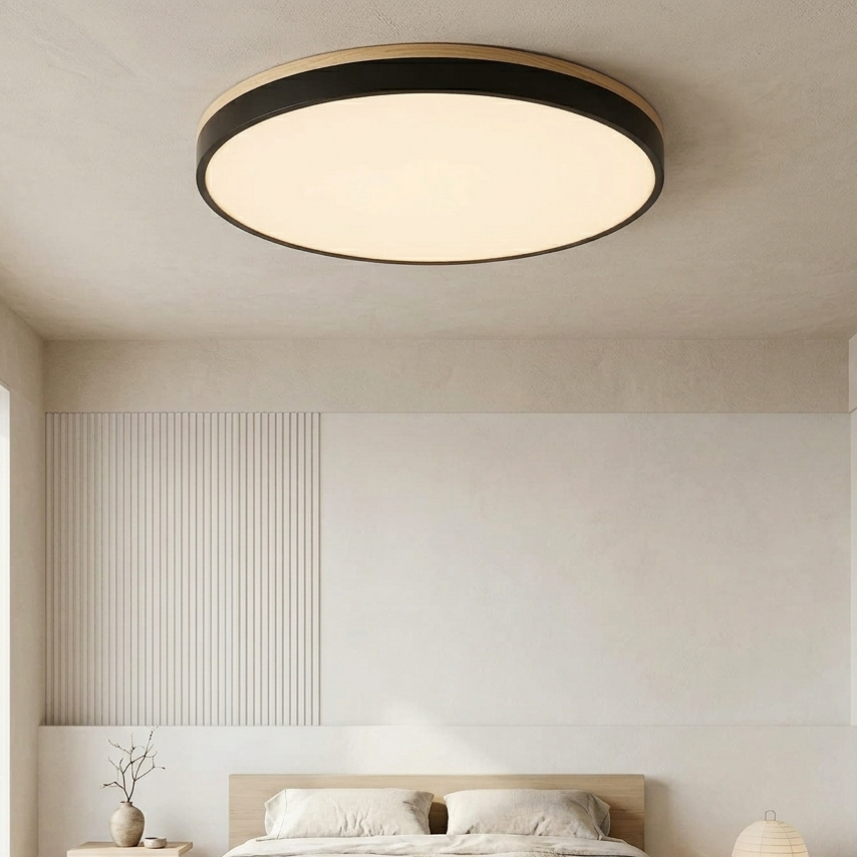 Cabain – Moderne Rund Skive Loftlampe