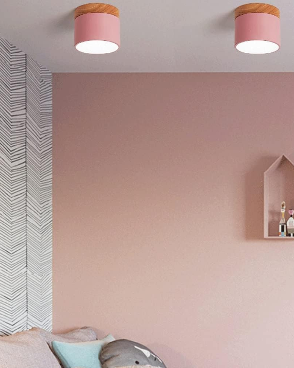 Revionne – Clairon modern, fényerőszabályozható LED mennyezeti lámpa geometriai mintával