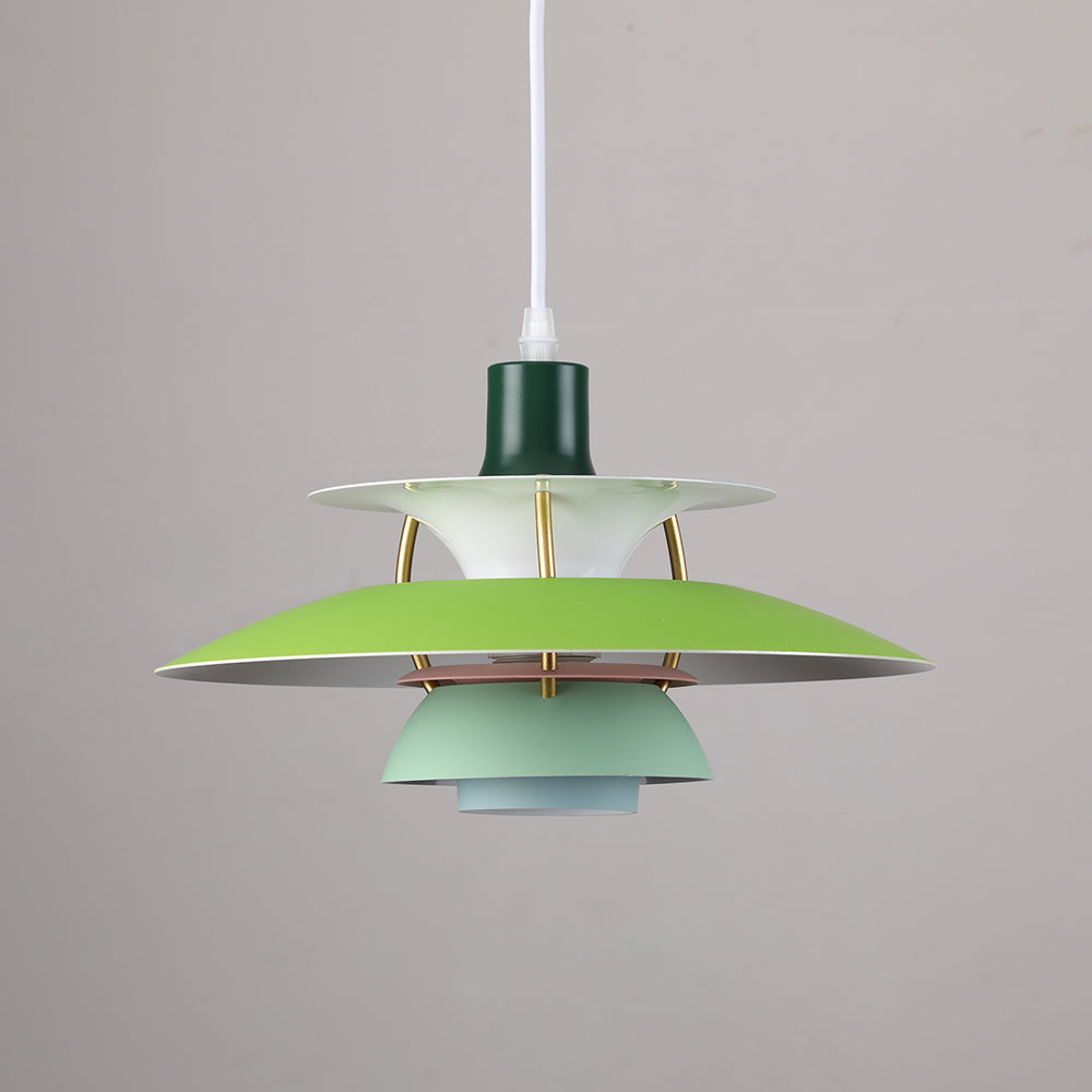 Allegra – Lampada a sospensione colorata con paralume Macaron