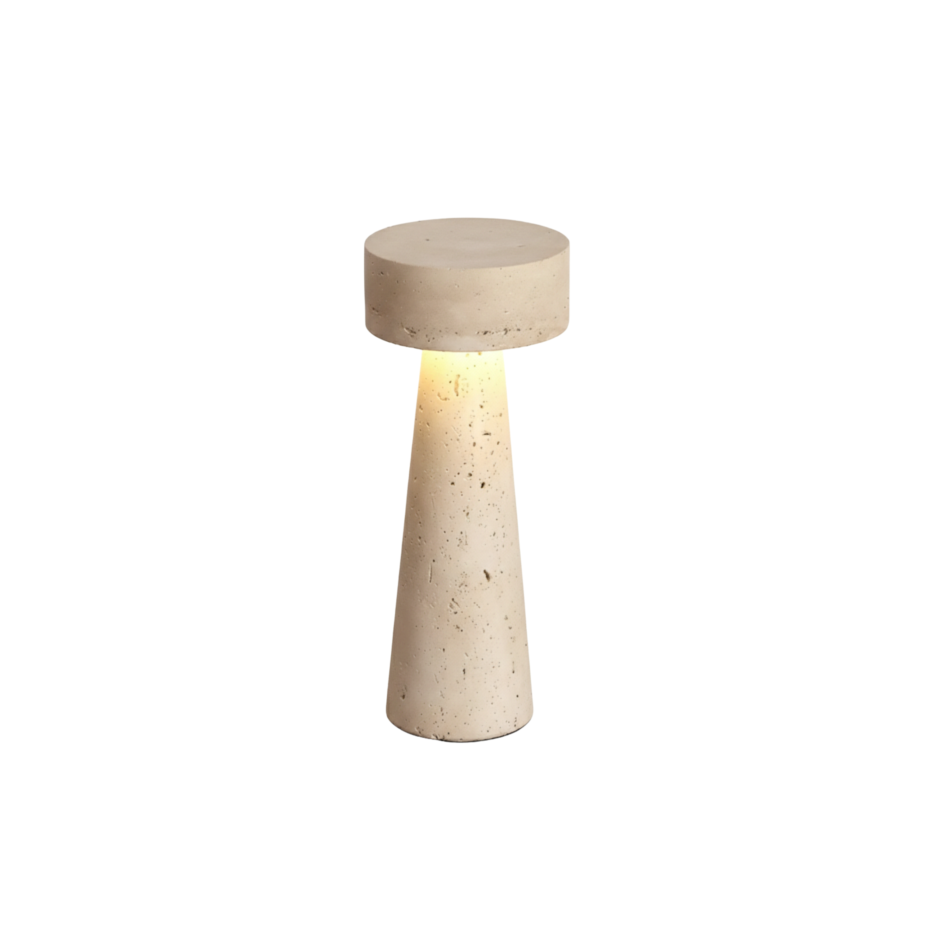 Andren – LED bordlampe i travertin