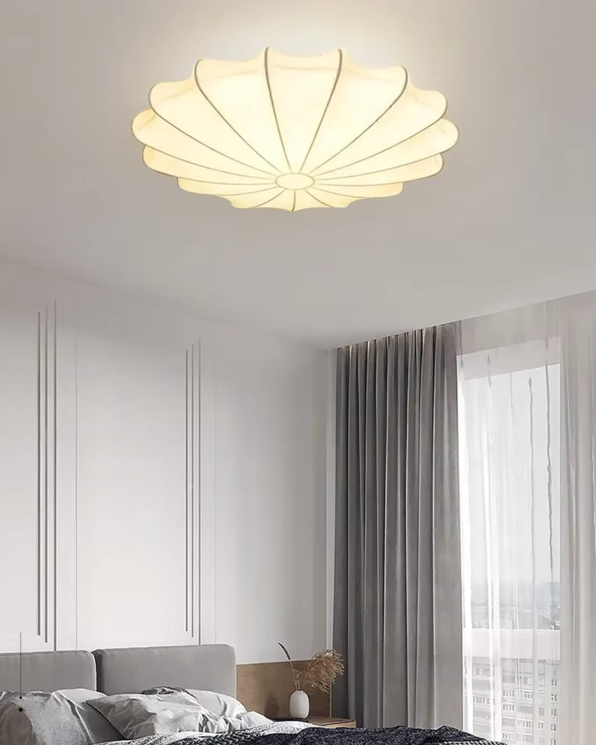 Drosven – Lampada da soffitto nera industriale L’Opale