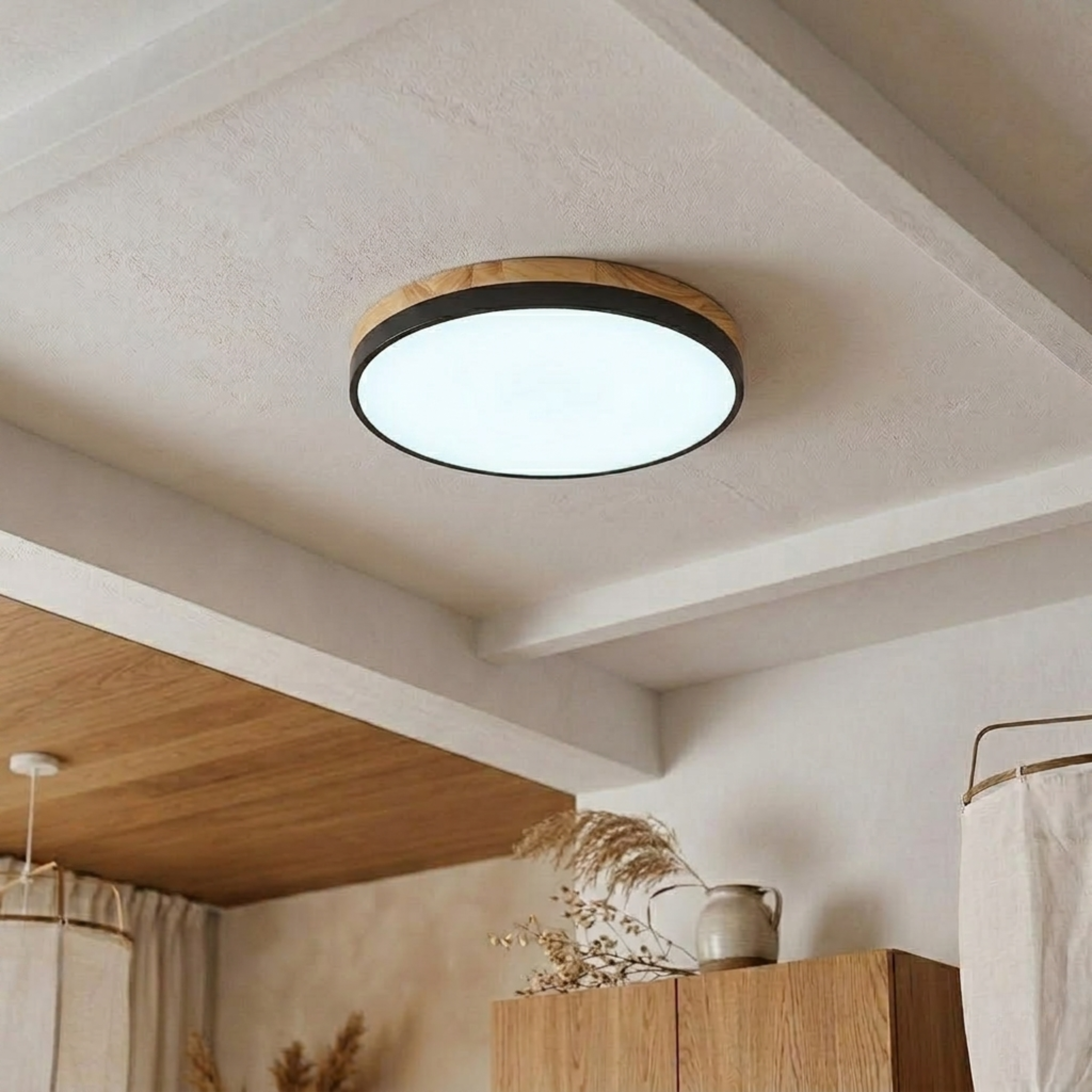 Cabain – Moderne Rund Skive Loftlampe