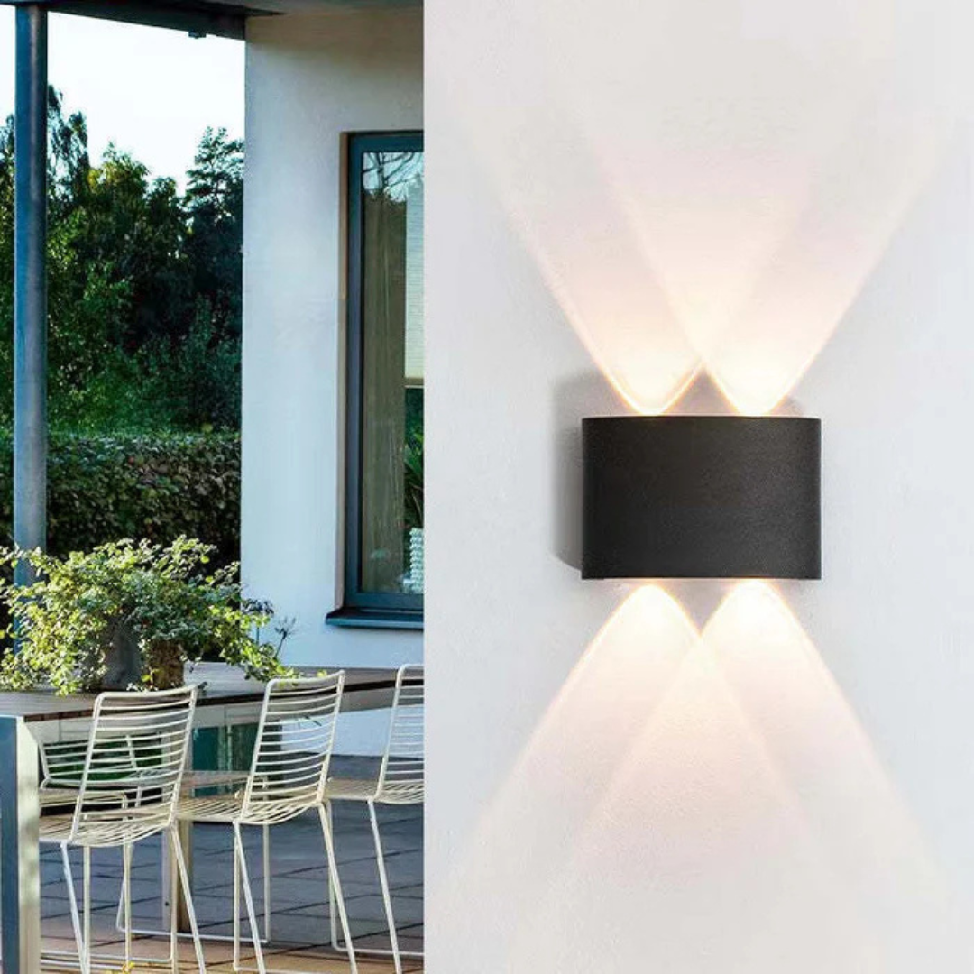 Rivik - Applique murale LED intérieure et extérieure IP54 Blanc chaud