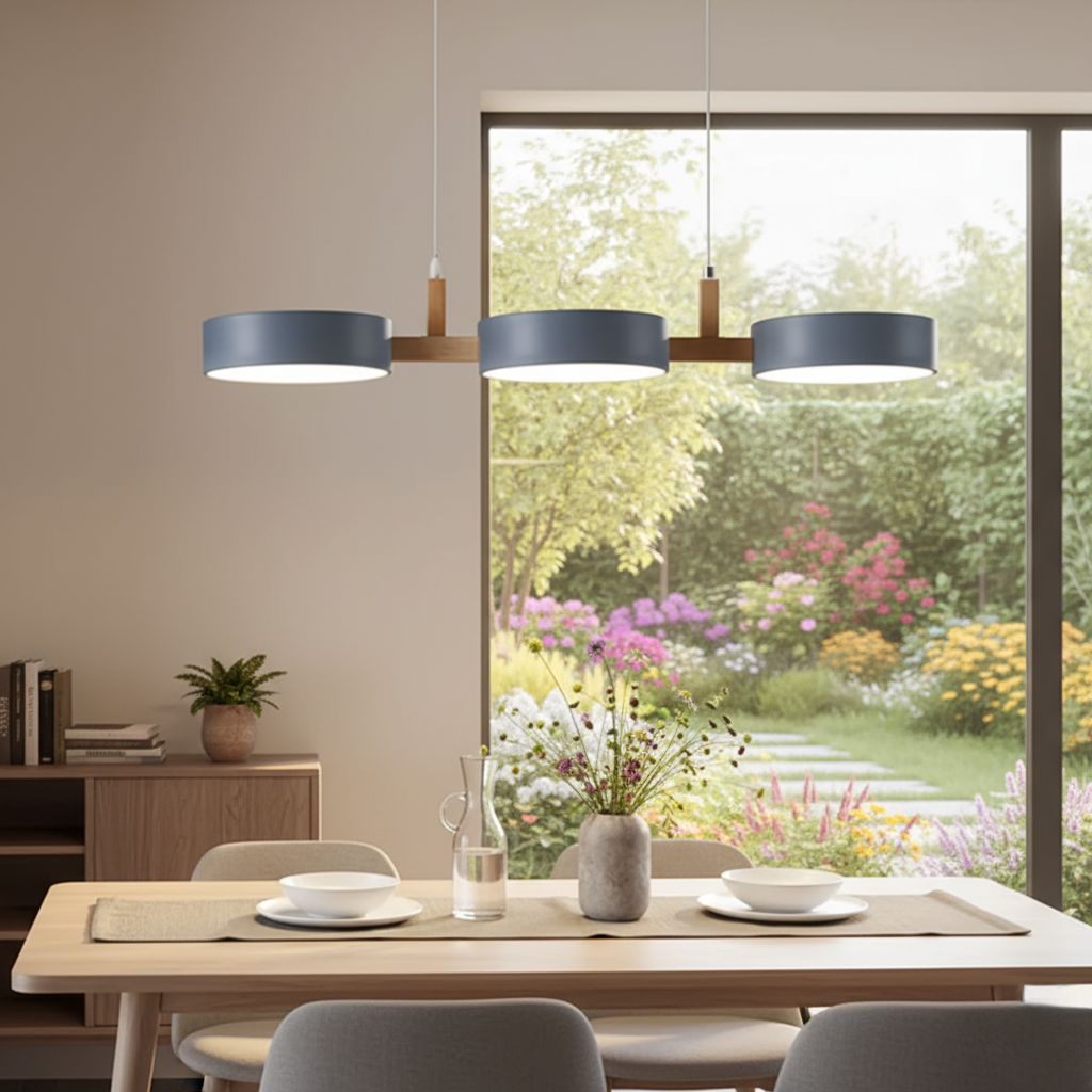 Trestra – lineární závěsné svítidlo skandinávského designu pro jídelnu a kuchyň
