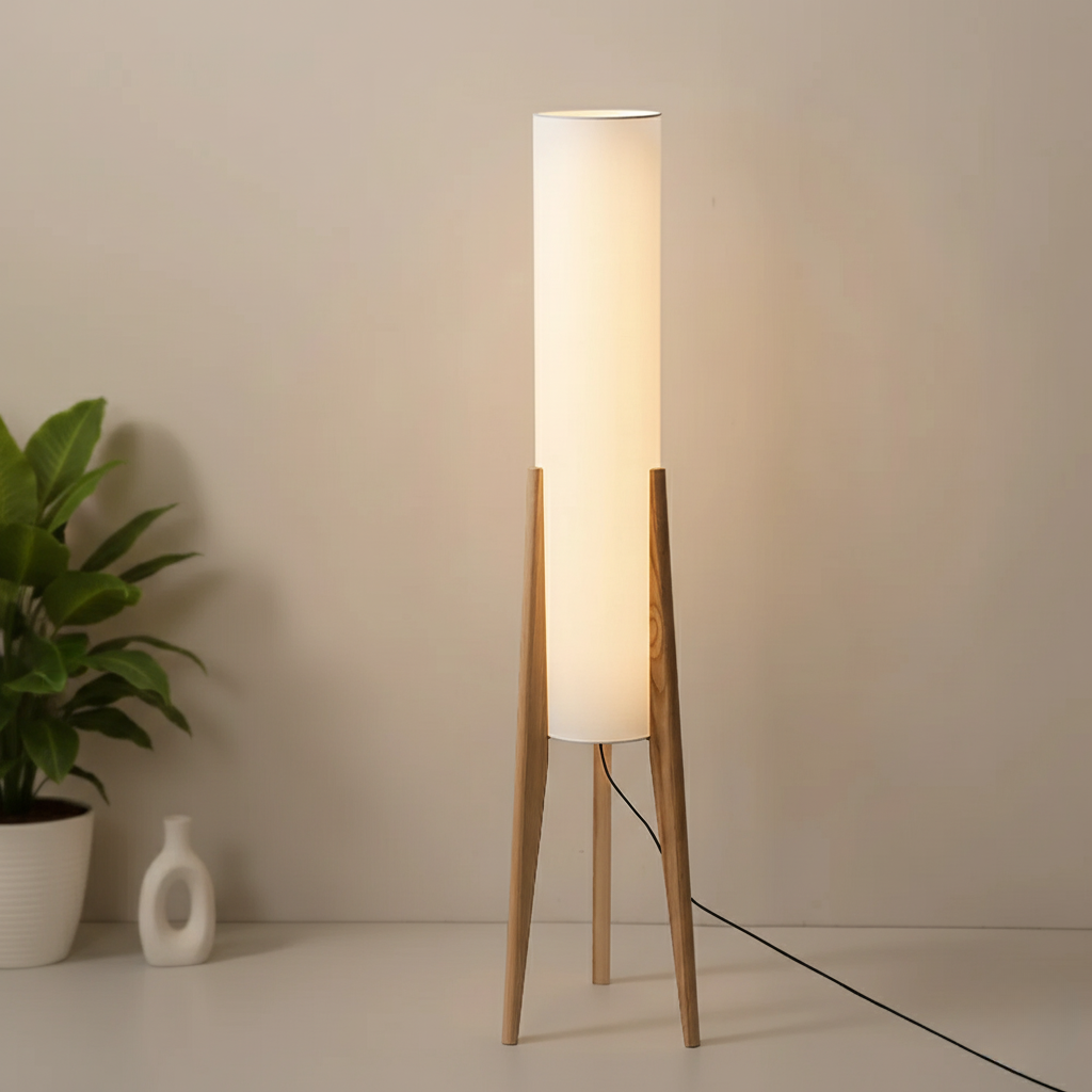 Thalenro – Diófa Modern Északi Régi Stílusú Állólámpa