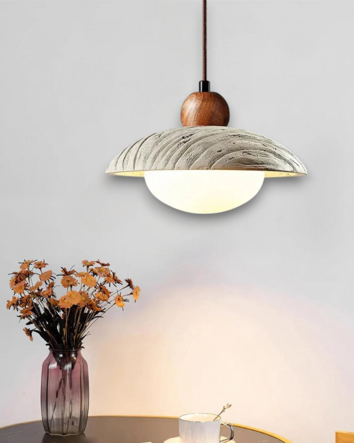 Thareon - Lampada a sospensione a cupola terrestre