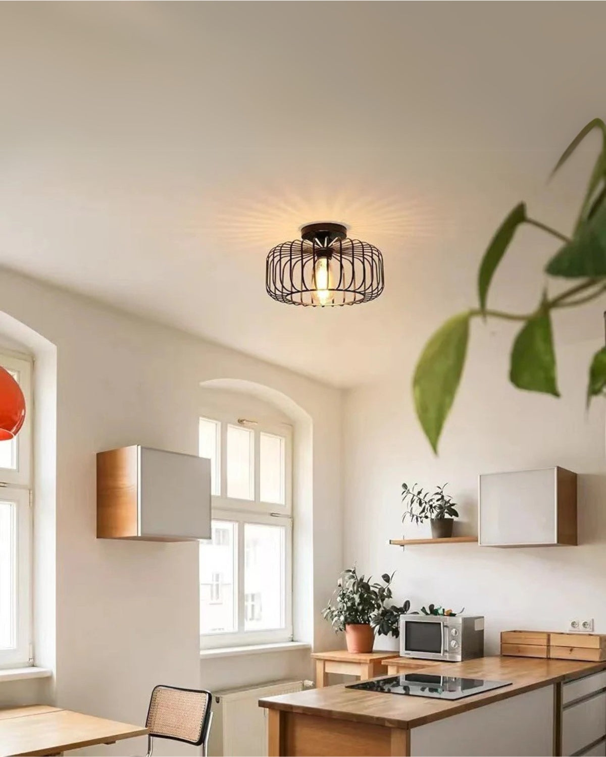 Grillara – Elegáns Vonalas Mintás Mennyezeti Lámpa