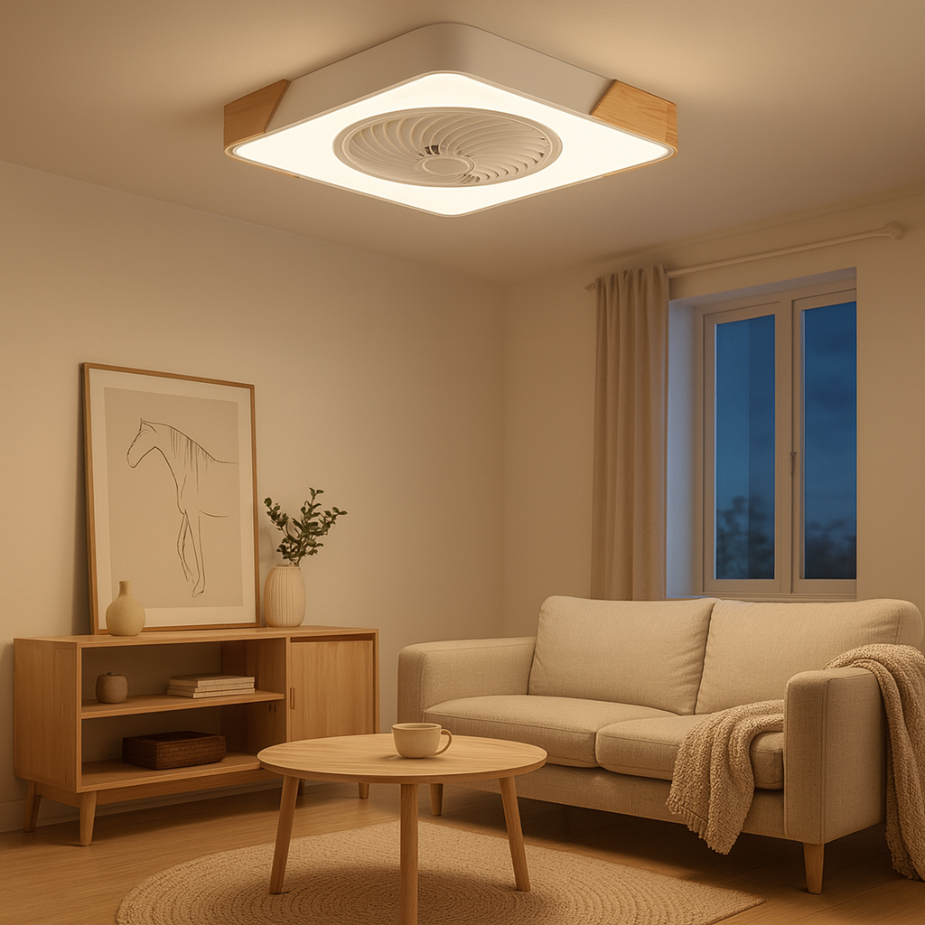 Cozara – LED Ceiling Fan With Remote Control For Living Room