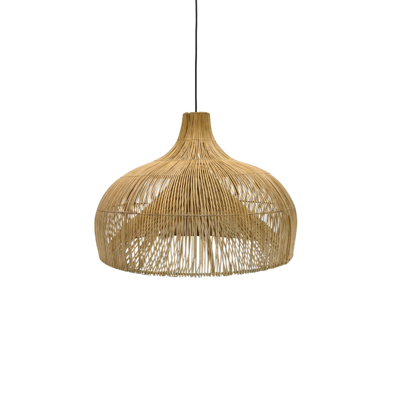 Veluné - Lampada a sospensione in rattan giapponese