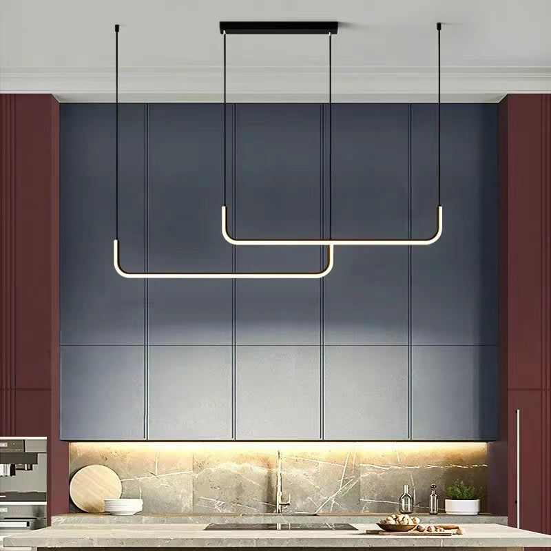 Elysian – Modern LED függeszték arany és fekete színben