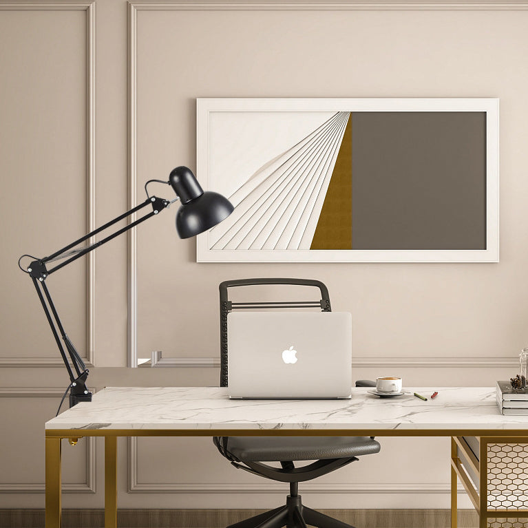 Almora – Lampe de table à LED métallique avec pince réglable