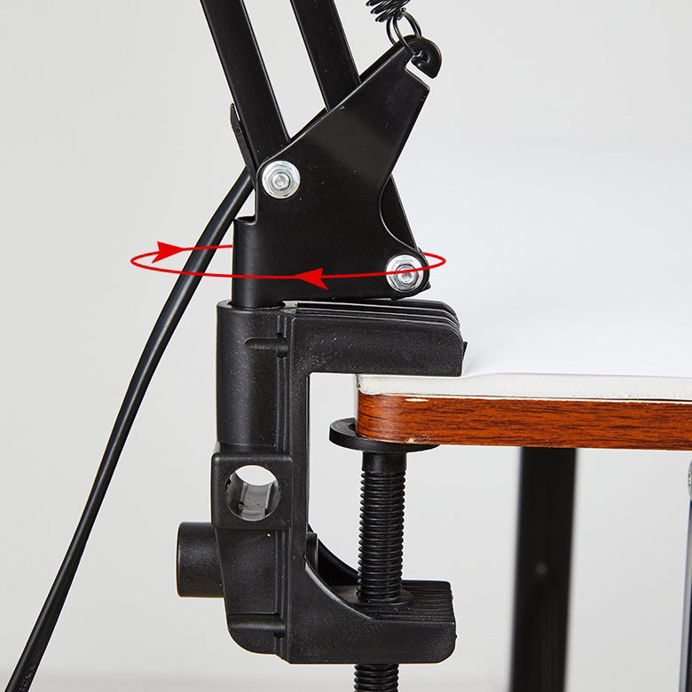 Almora – Lampe de table à LED métallique avec pince réglable