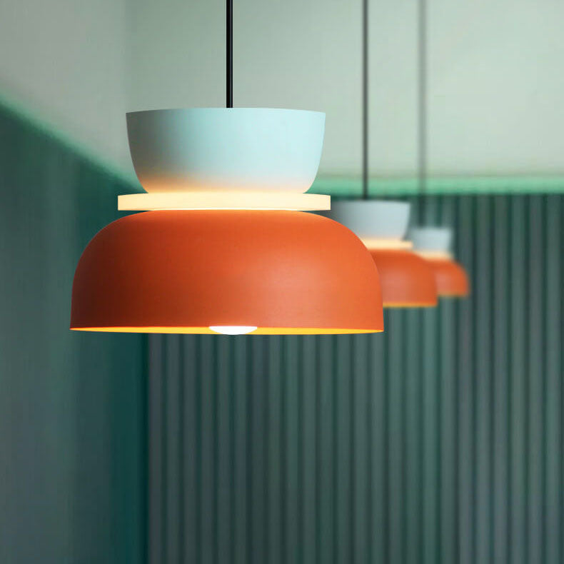 Zenvoria – Nordic Dual Tone Dome Pendant Light LED