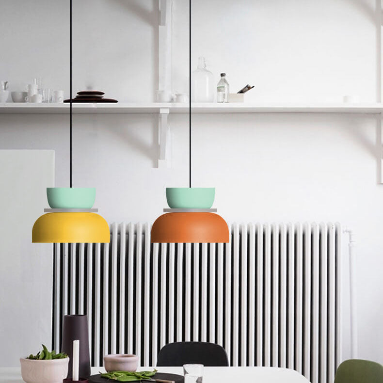 Zenvoria – Nordic Dual Tone Dome Pendant Light LED