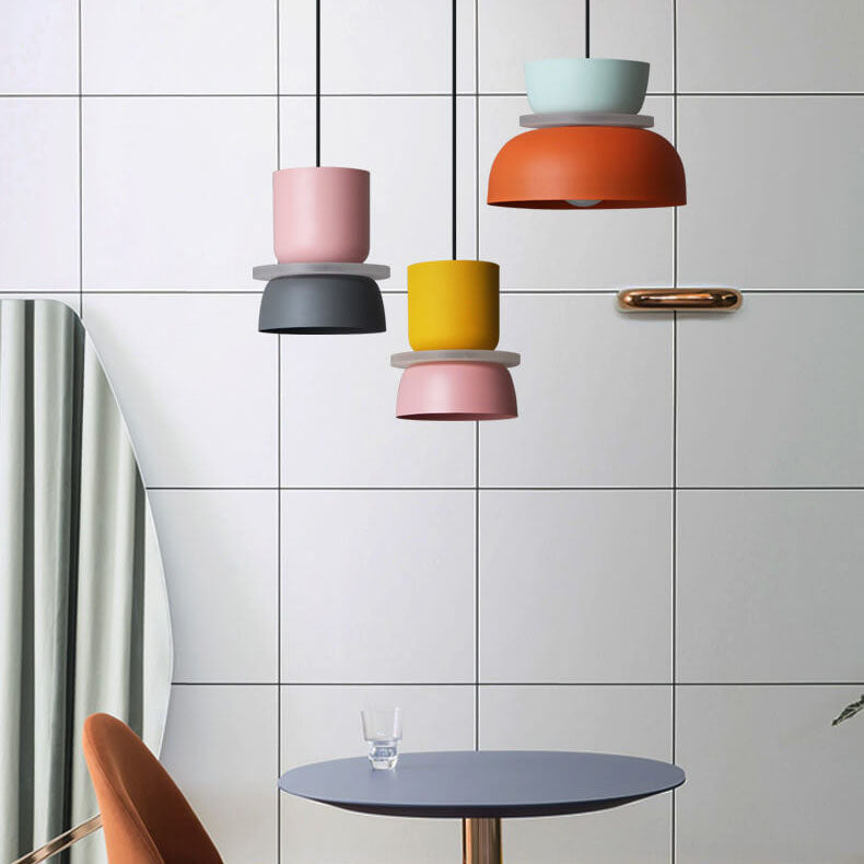 Zenvoria – Nordic Dual Tone Dome Pendant Light LED