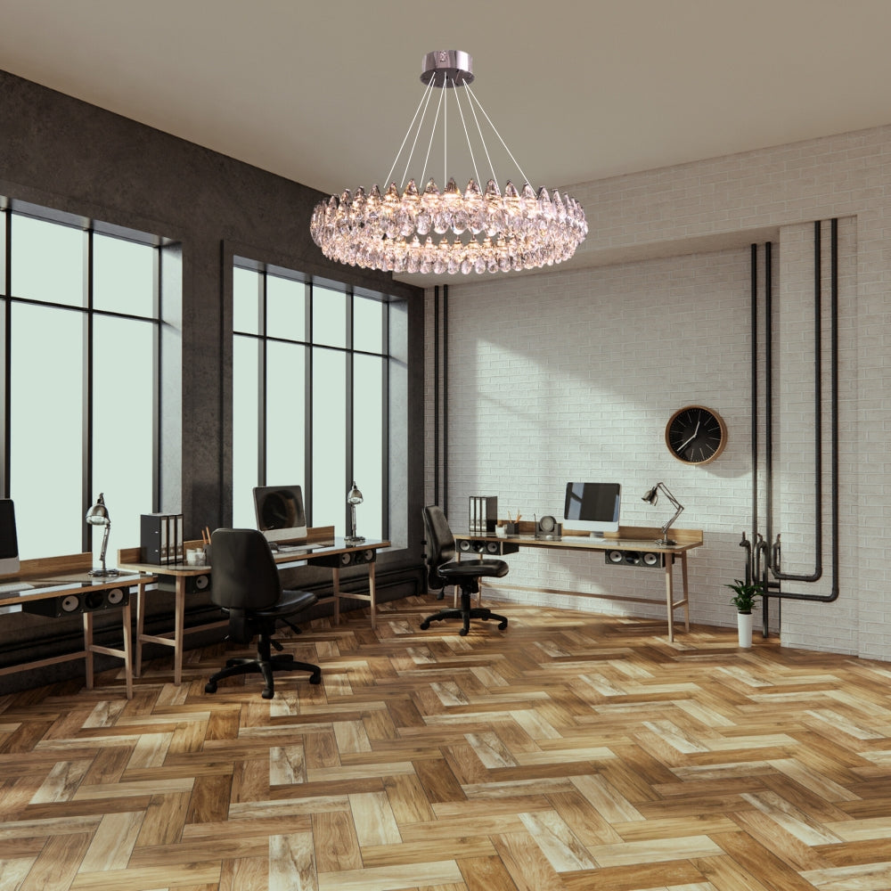 Lunavelle – Nordic Crystal Pendant Chandelier