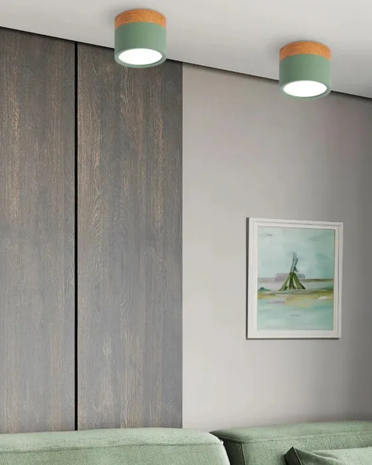 Revionne – Clairon modern, fényerőszabályozható LED mennyezeti lámpa geometriai mintával