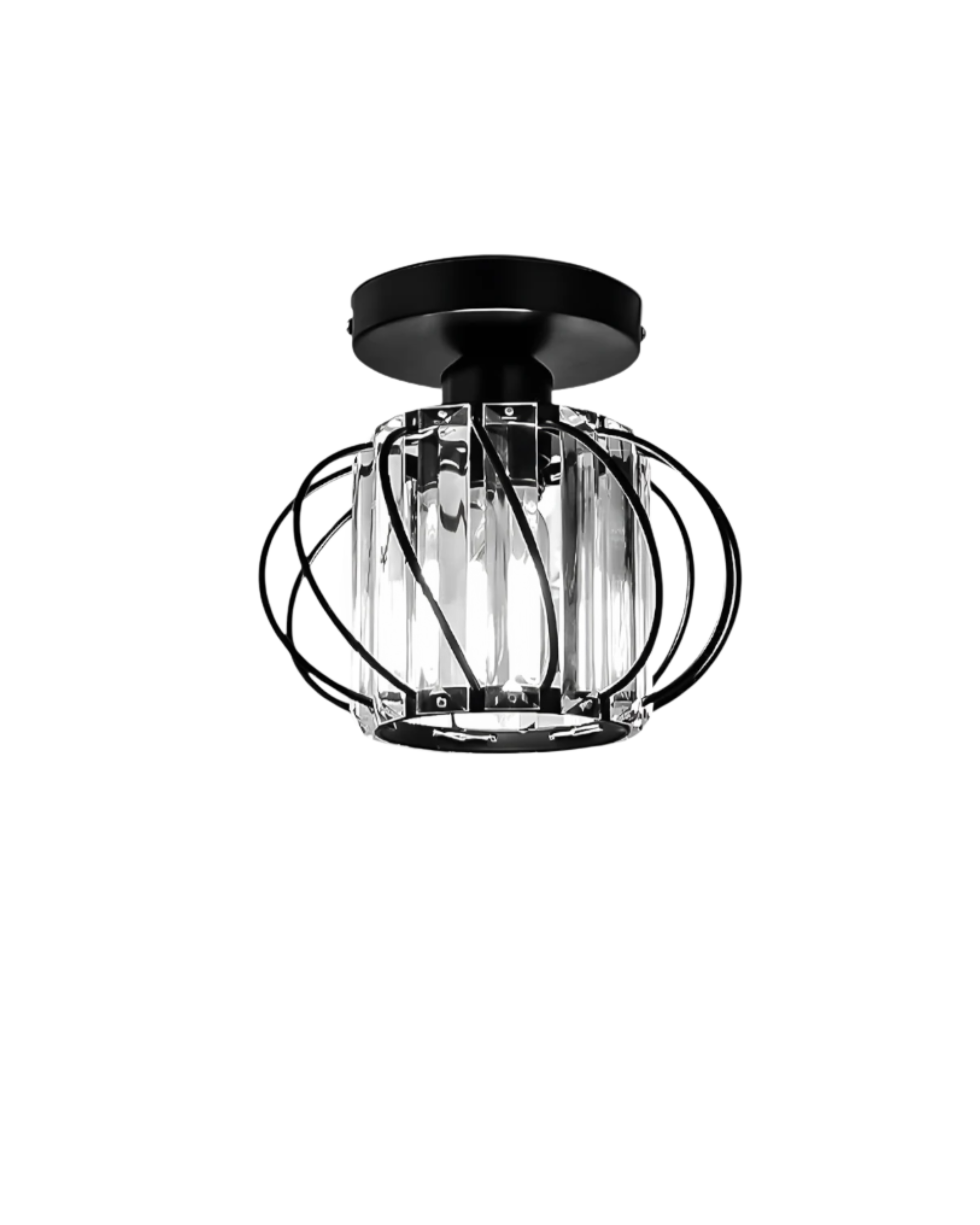 Élaris – Csillagihlette Szobrászati Kristály Mennyezeti Lámpa