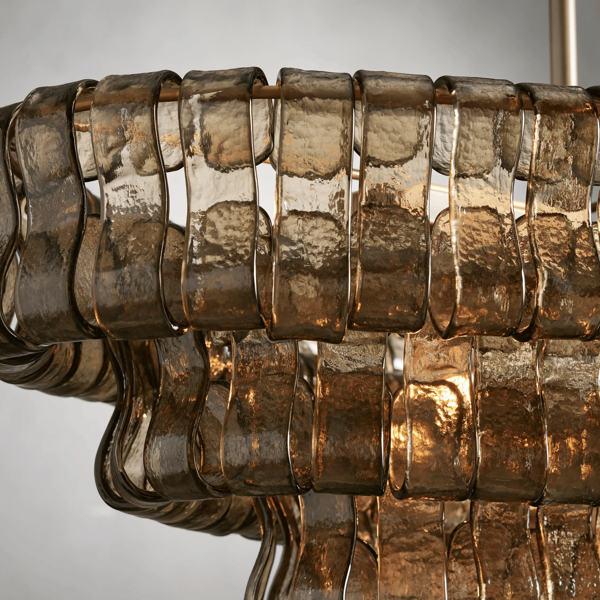 Renvara- Lámpara colgante de cristal con diseño vintage