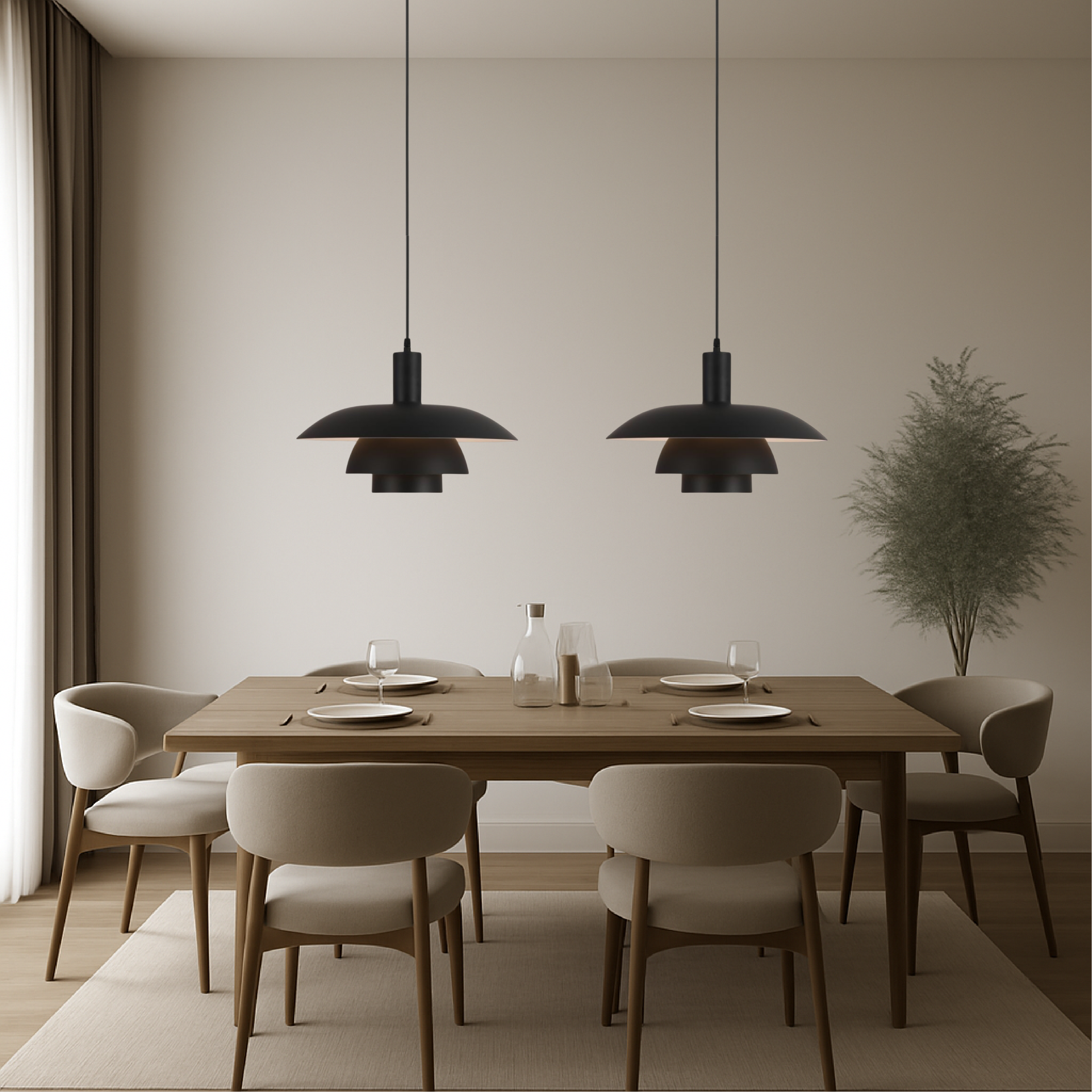Avura – Lámpara Colgante Escandinava LED Minimalista