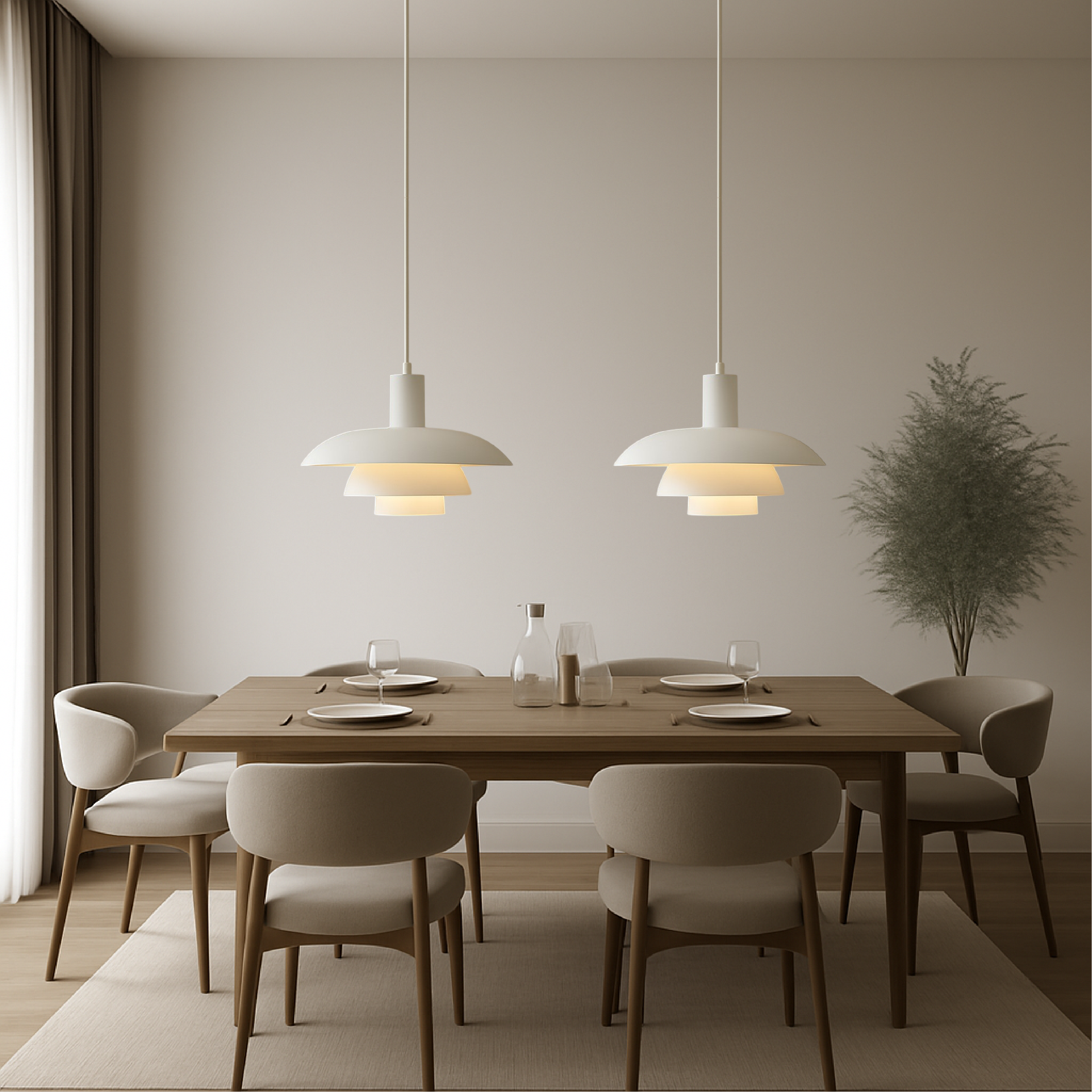 Avura – Lámpara Colgante Escandinava LED Minimalista