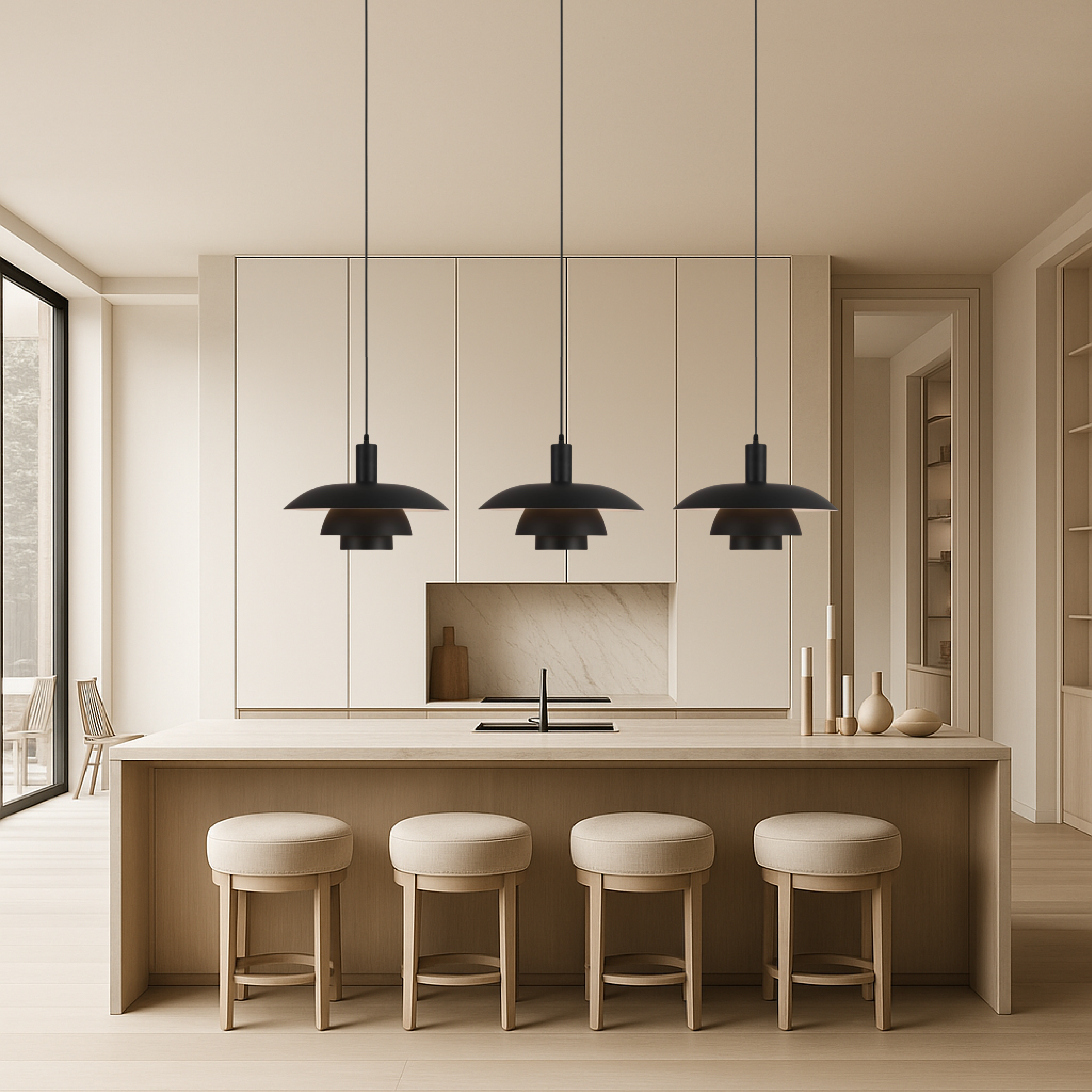 Avura – Lámpara Colgante Escandinava LED Minimalista