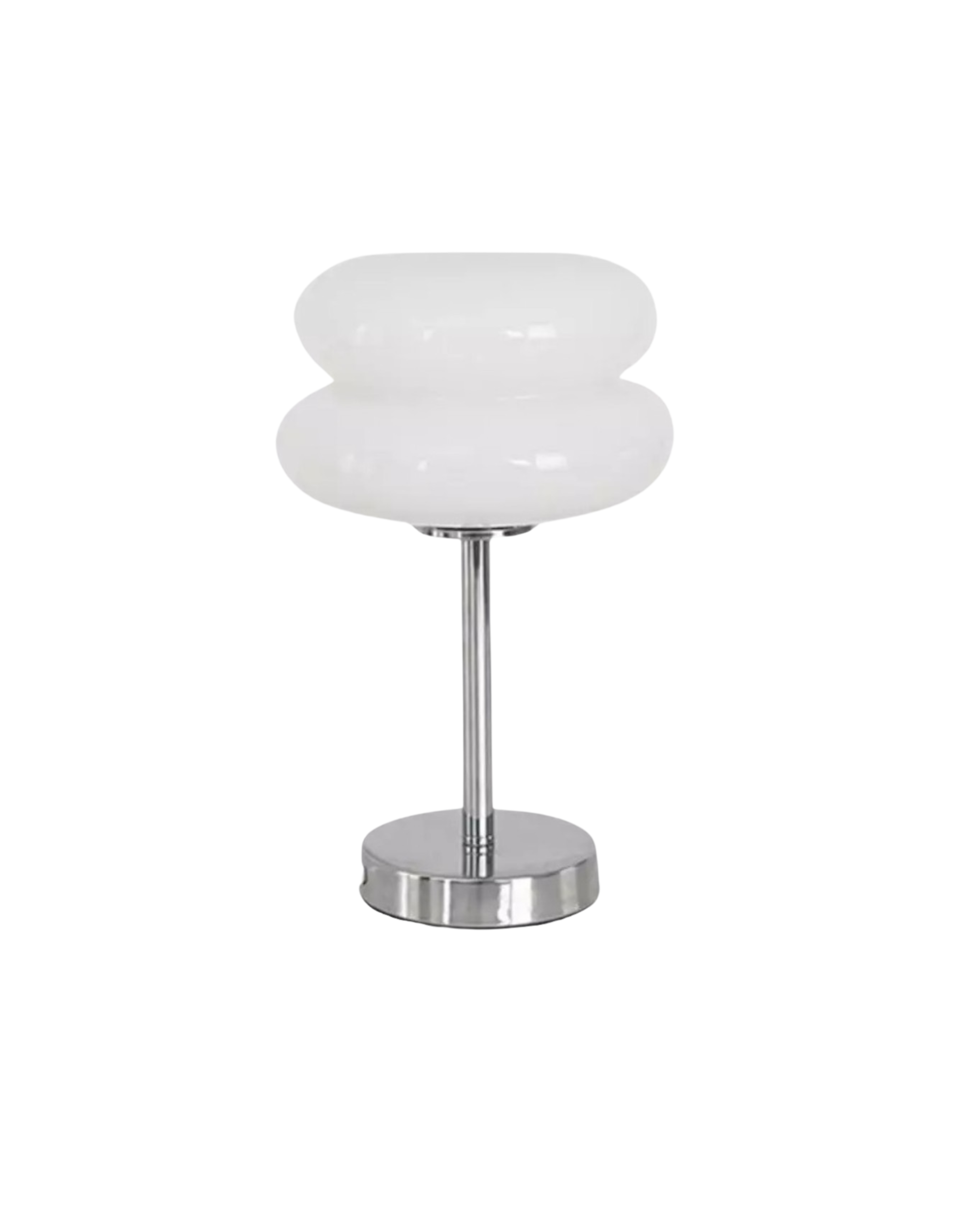 Haluvien – Elegantní stolní lampa z kovu a skla pro útulnou a stylovou atmosféru