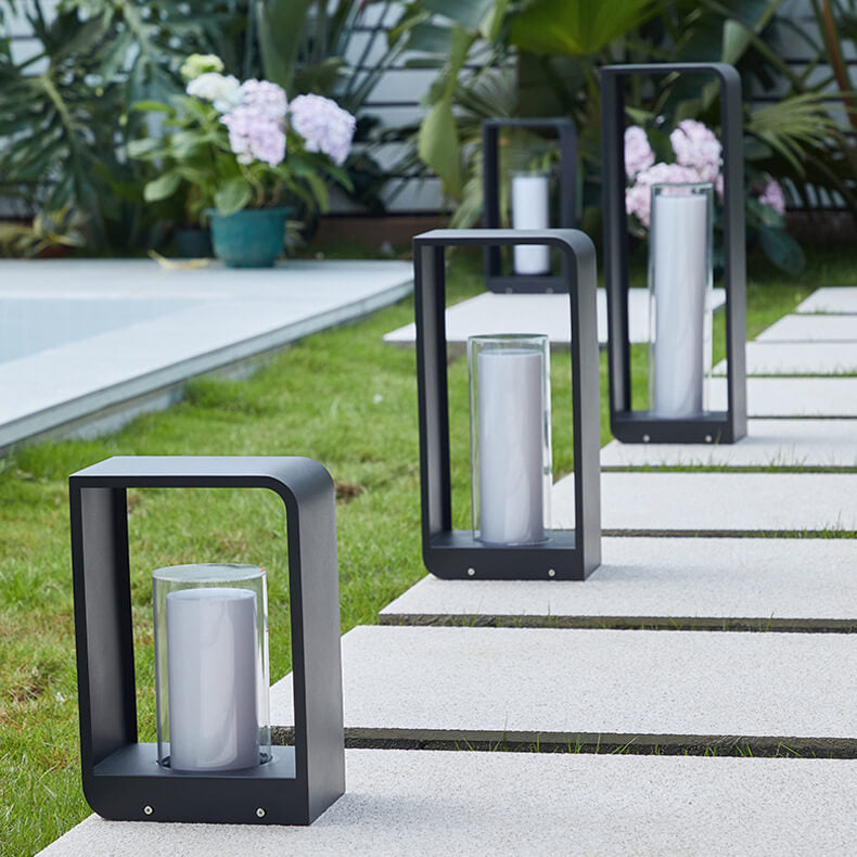 Donrain - Minimalist Square Frame LED Waterproof Lawn Light