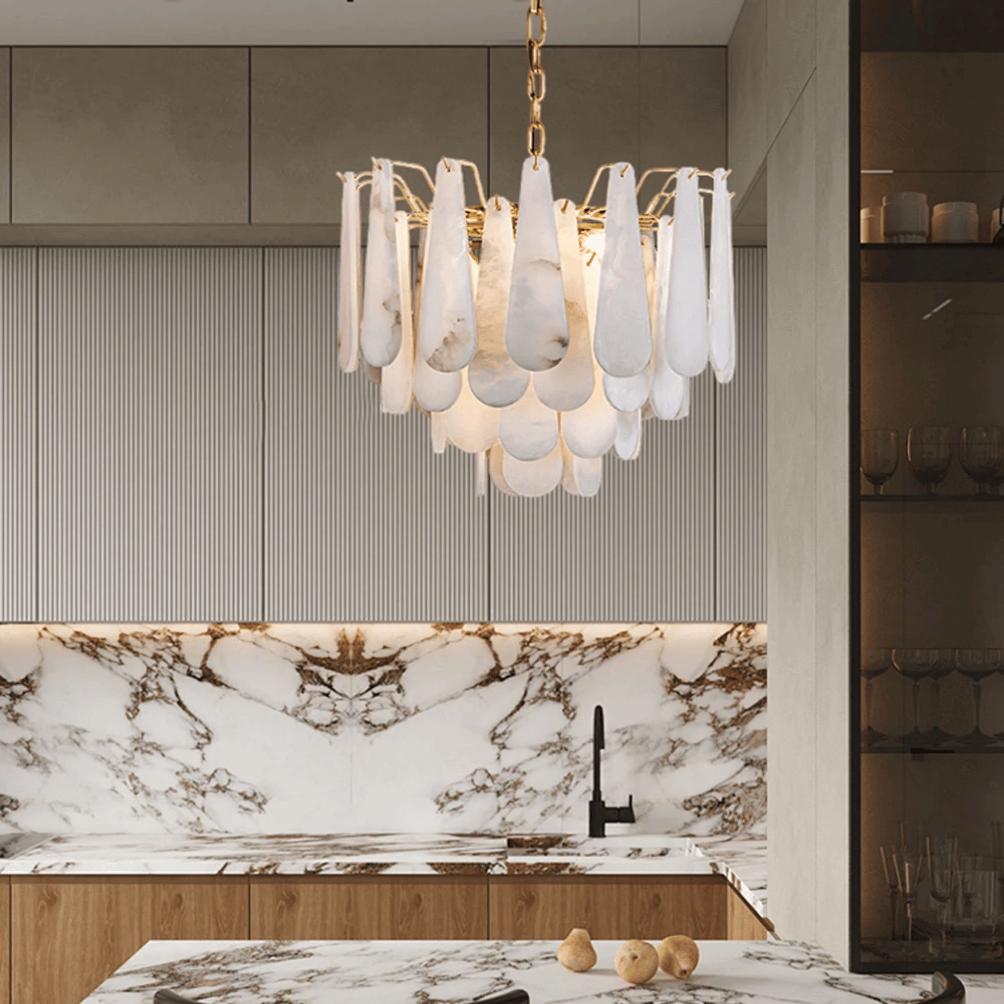 Vireline- Elegant Minimalist Pendant Chandelier