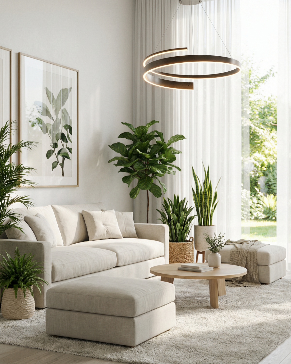 Azcera - Modern szabályozható háromszínű LED csillár