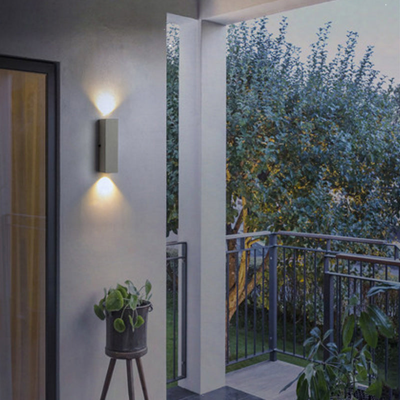 Cravell - Minimalist Cement Square Outdoor Wall Light