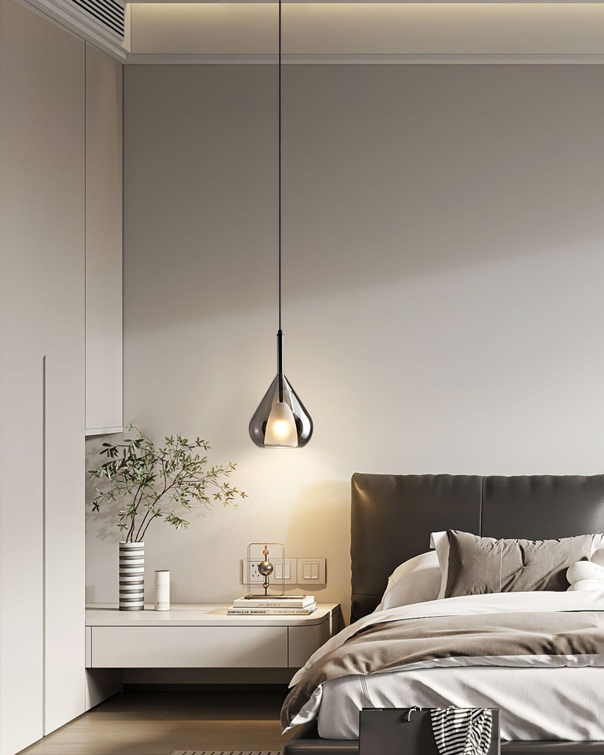 Orvalen - Kugleformet Lysende Vedhængslampe