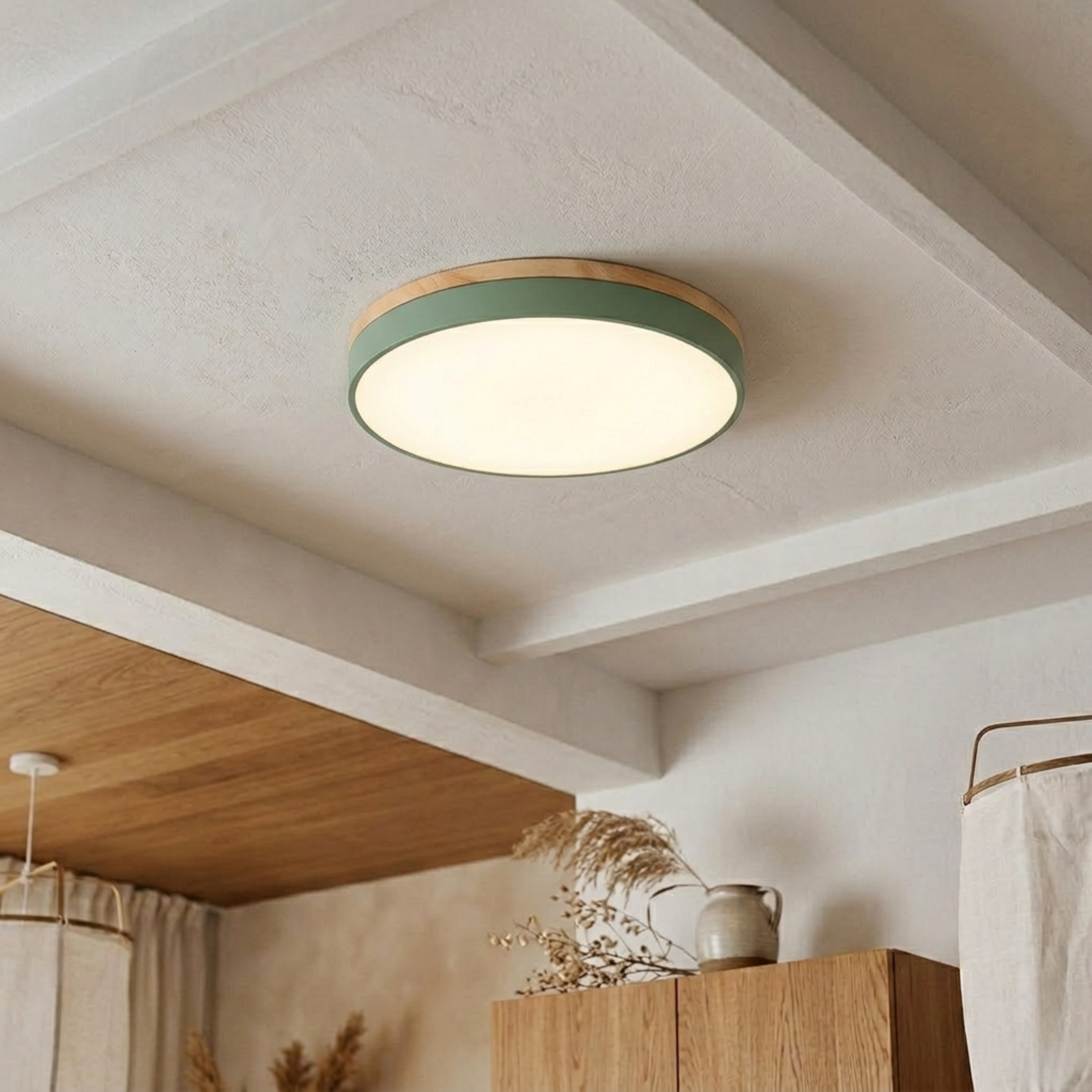 Cabain – Moderne Rund Skive Loftlampe