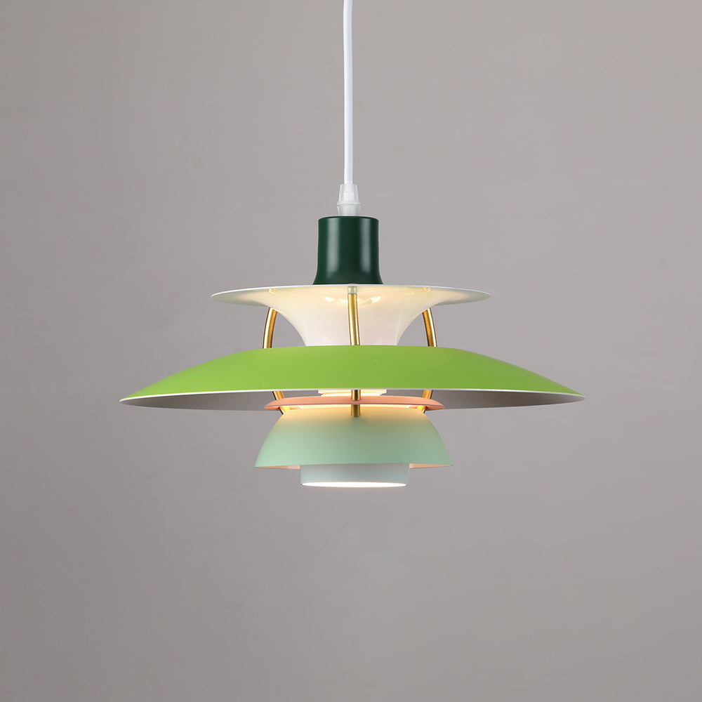 Allegra – Lampada a sospensione colorata con paralume Macaron