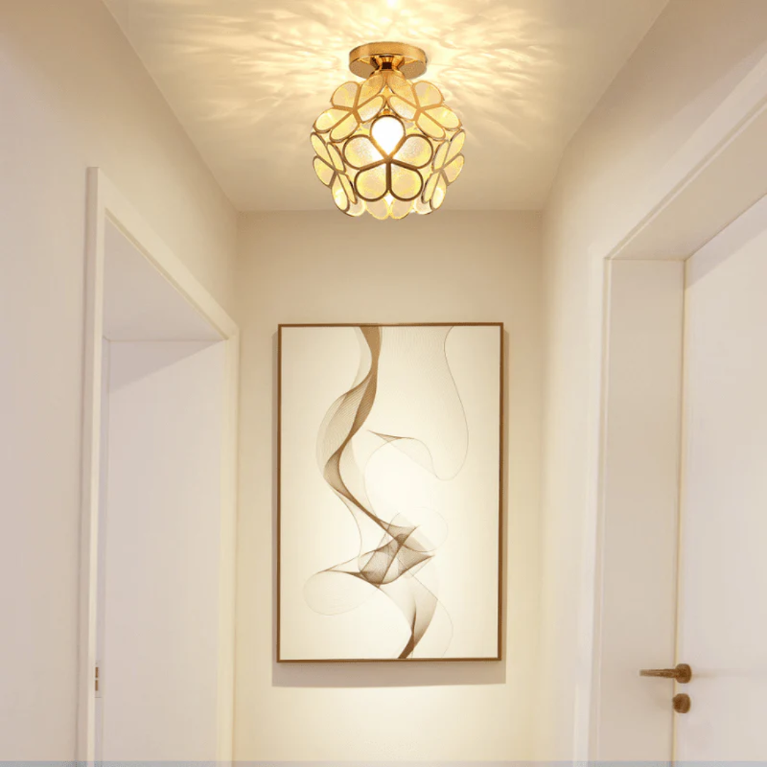 Florayne – Vintage Floral Ceiling Lamp