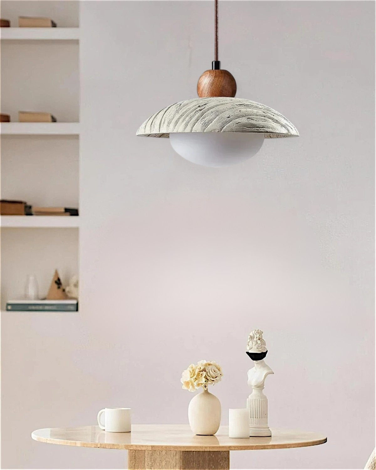 Thareon - Lampada a sospensione a cupola terrestre