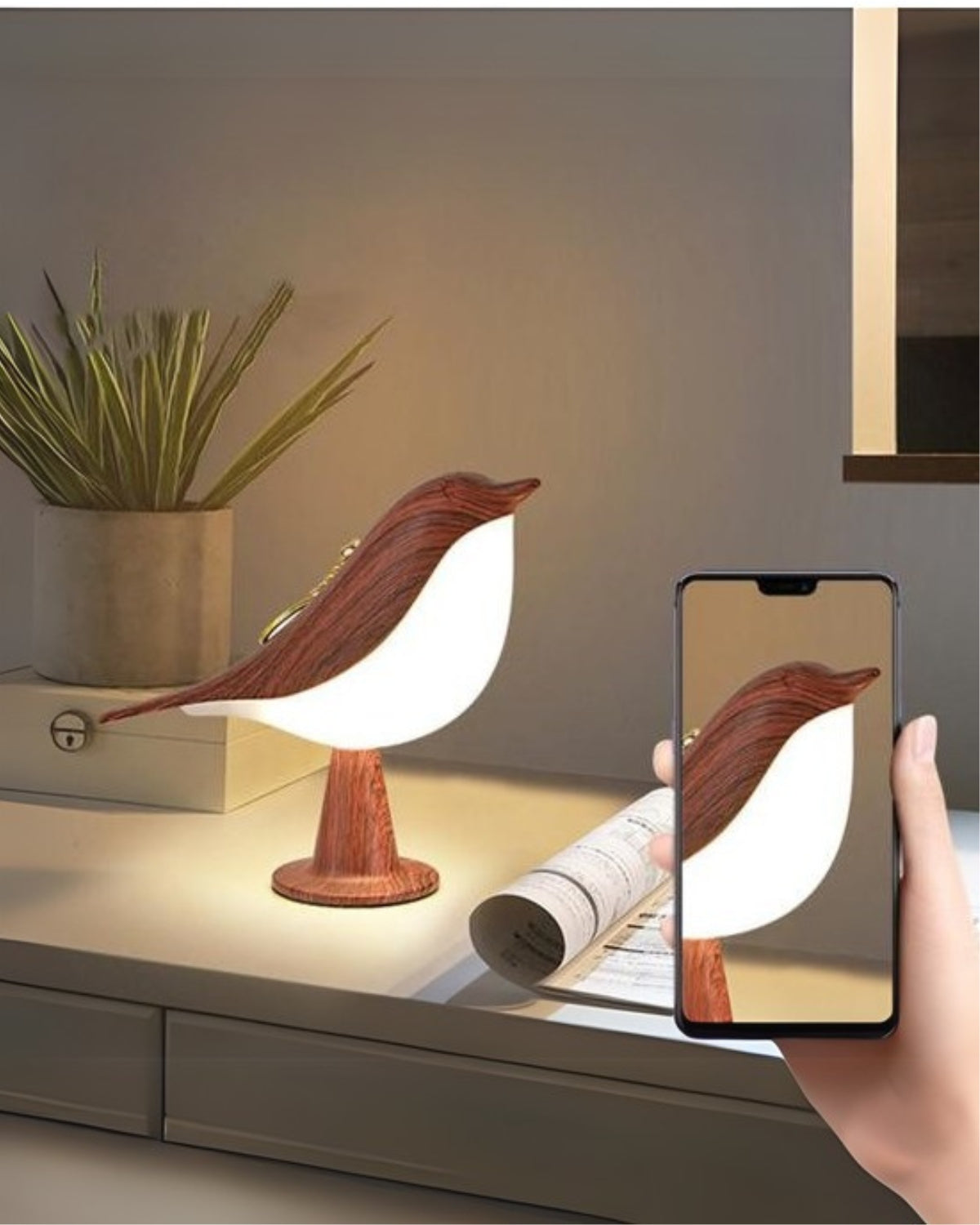 Aerwyn - Stolní lampa ve tvaru ptáka