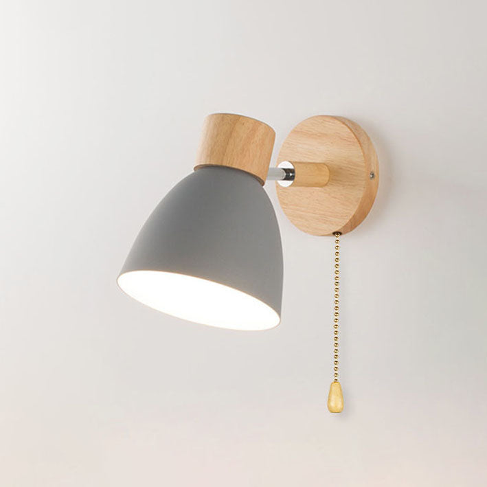 Veldorin – Modern minimalista fa kúp alakú LED fali lámpa, 1 izzóval