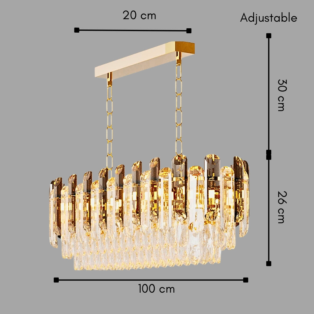 Valmira – severský křišťálový lustr s více patry