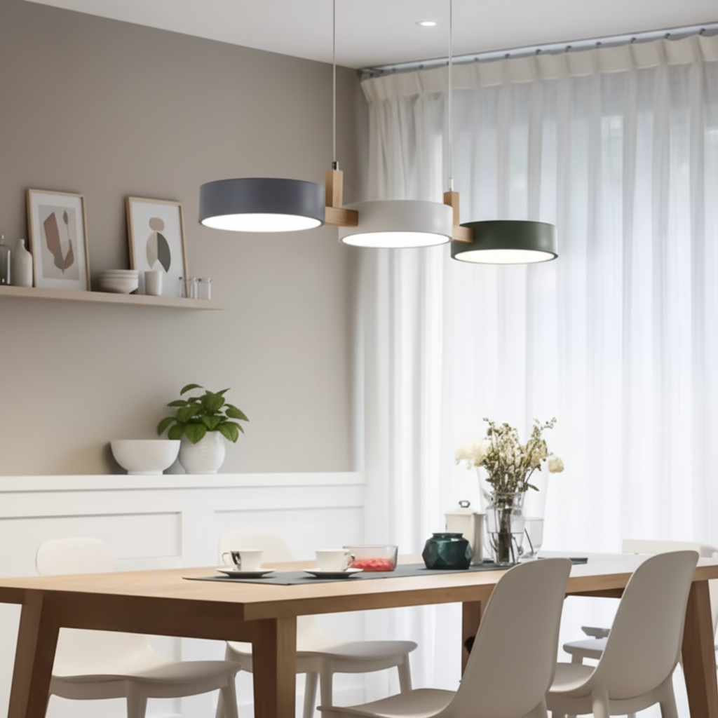 Trestra – lineární závěsné svítidlo skandinávského designu pro jídelnu a kuchyň
