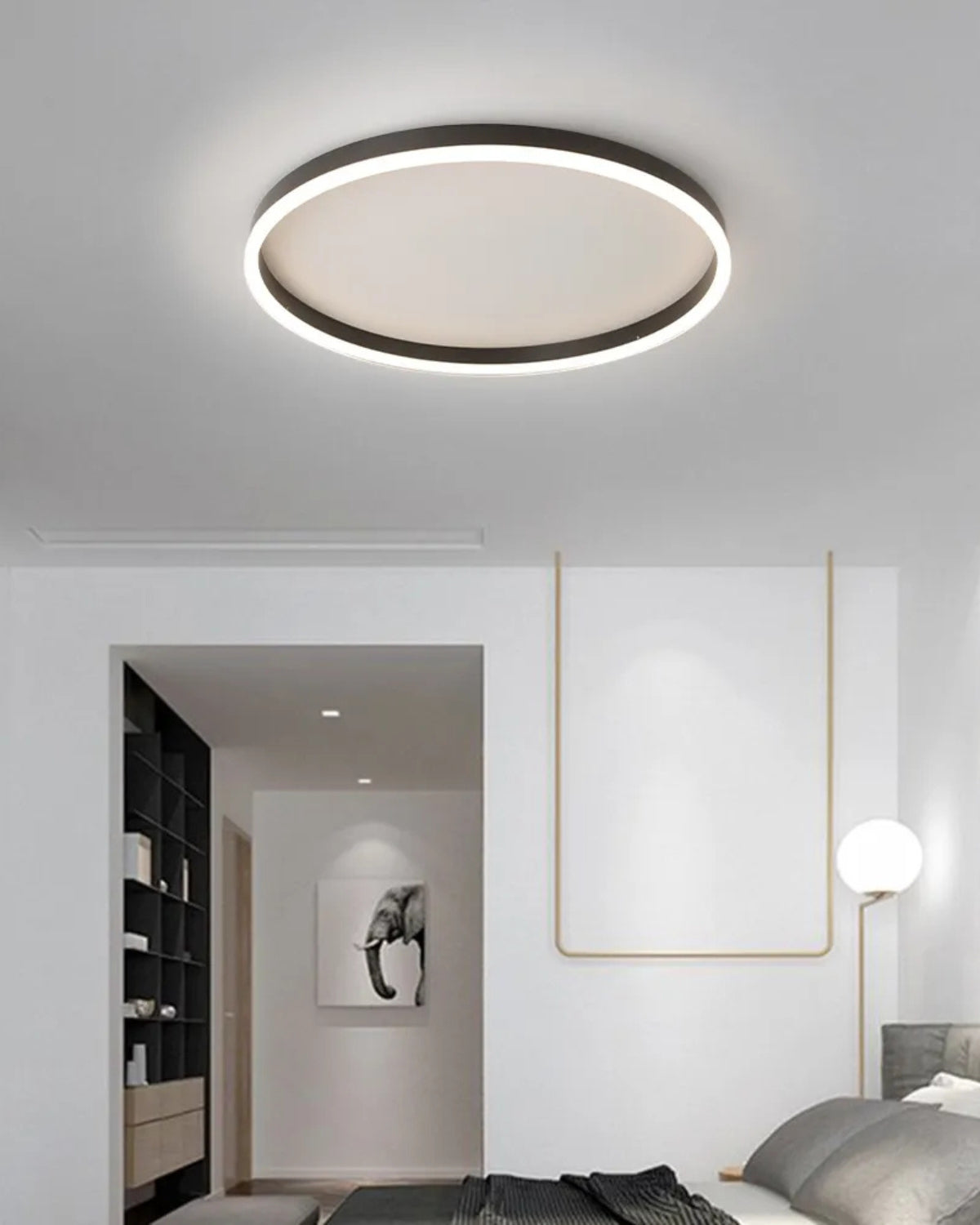 Eternael – Szoborszerű Tükörfény Minimalista Mennyezeti Lámpa