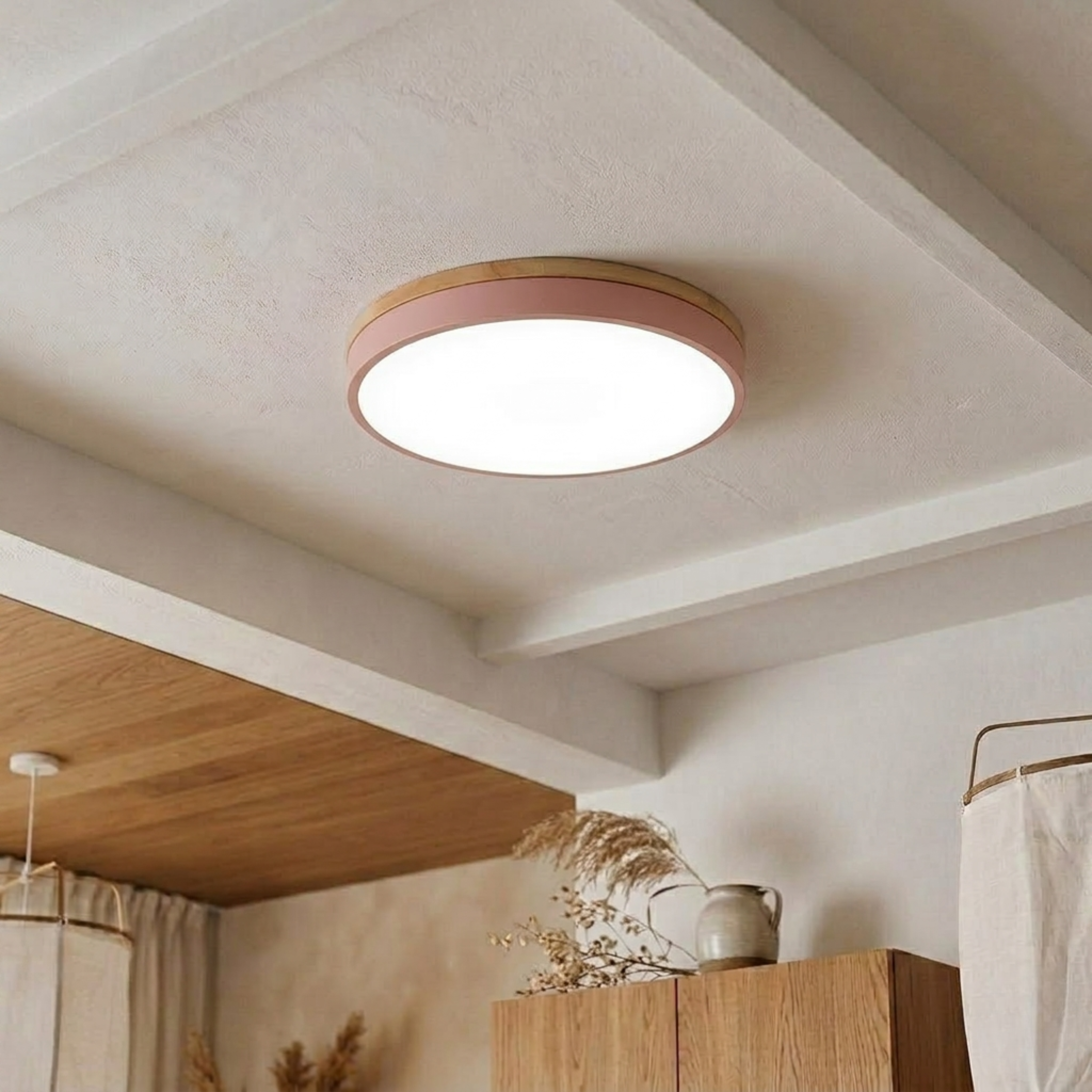 Cabain – Moderne Rund Skive Loftlampe