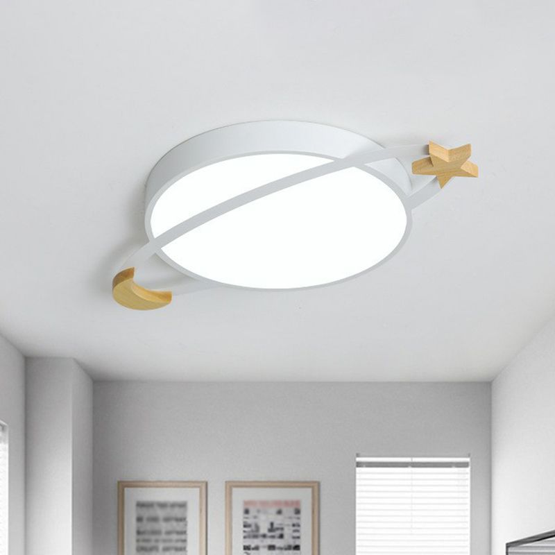 VirelIiade – Lámpara de techo LED moderna en blanco/verde/gris