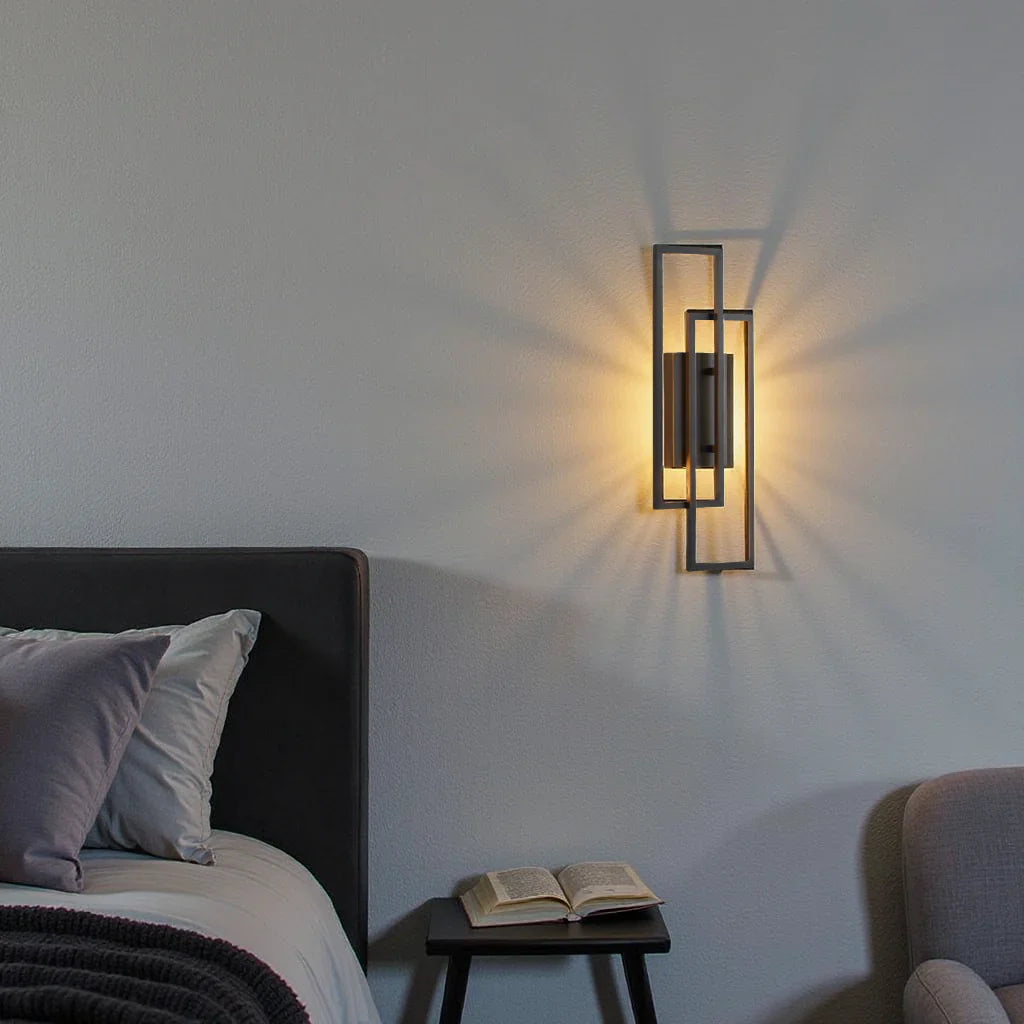 Virexo – Lampe Murale LED Géométrique Rectangulaire