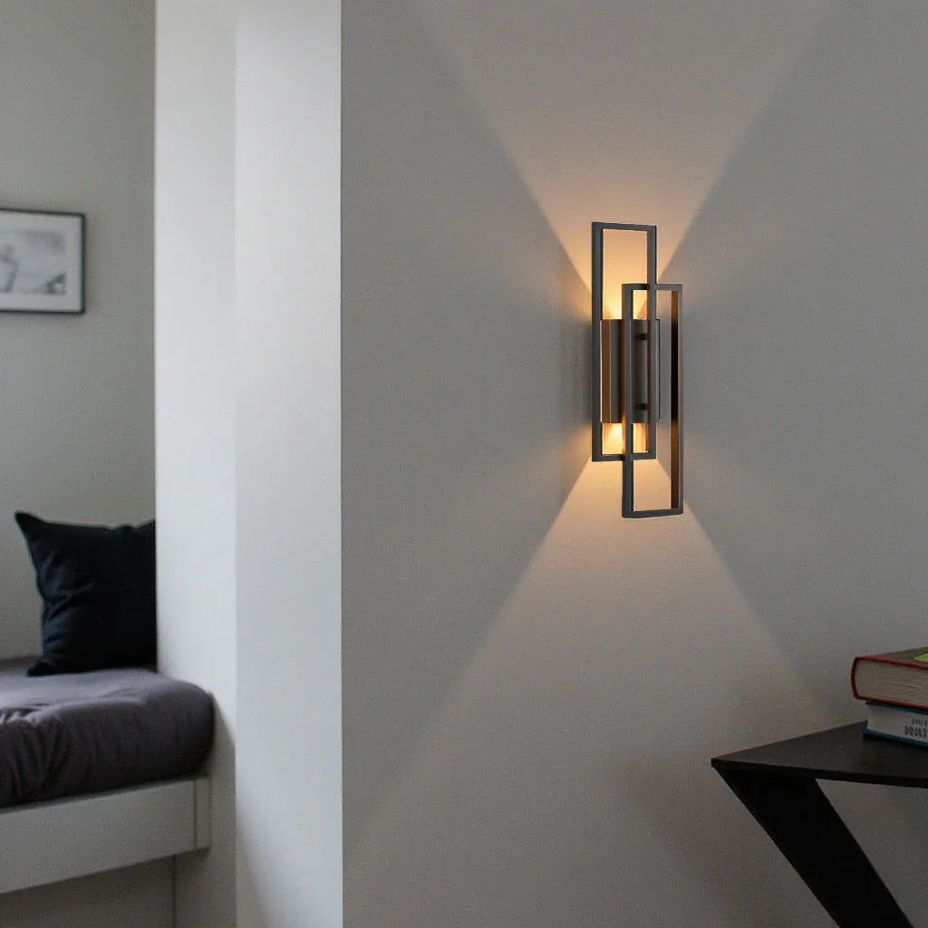 Virexo – Lampe Murale LED Géométrique Rectangulaire