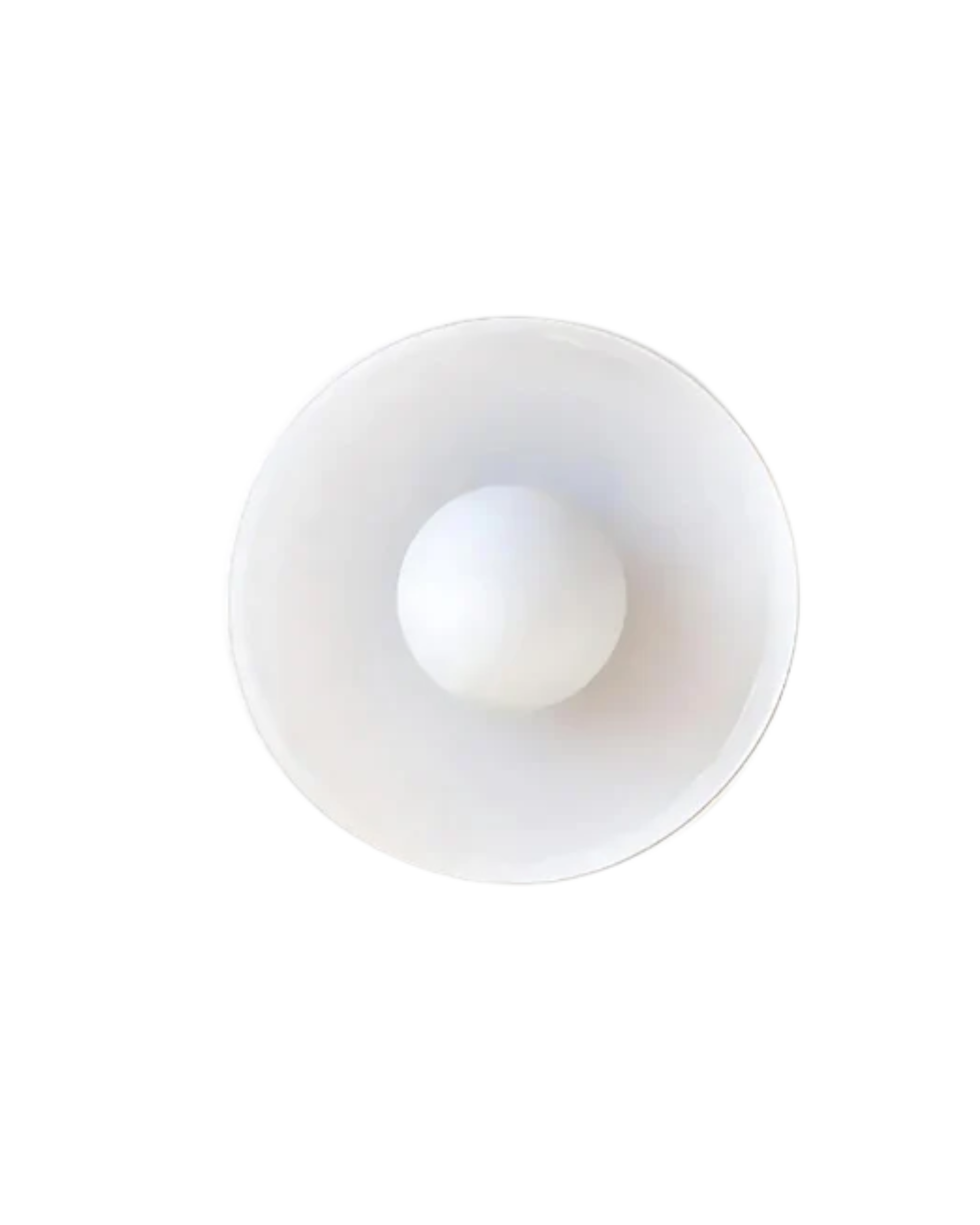 Alluryn – Modern üveg- és vaskarikás fali lámpa meleg fénnyel és egyszerű, letisztult formatervezéssel Ø25cm