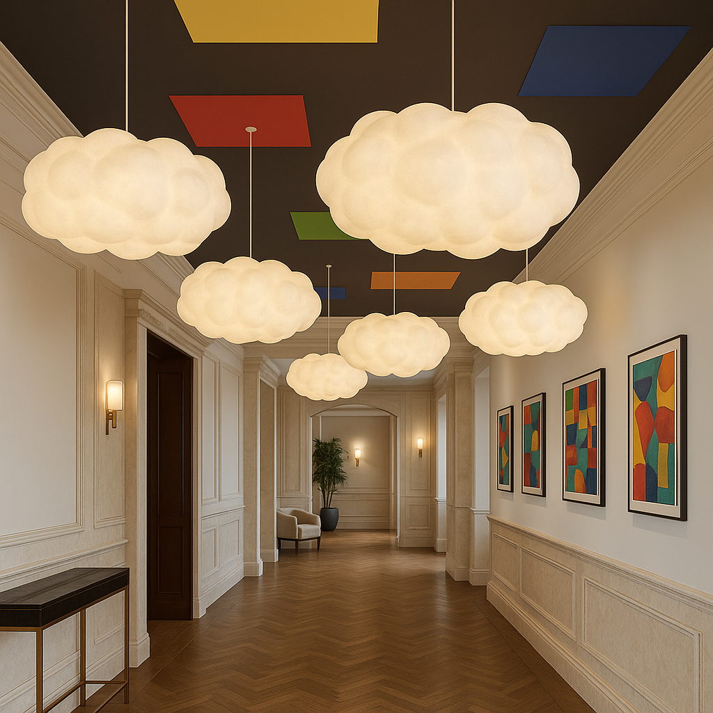 Aurelio – Lampe suspendue en forme de nuage